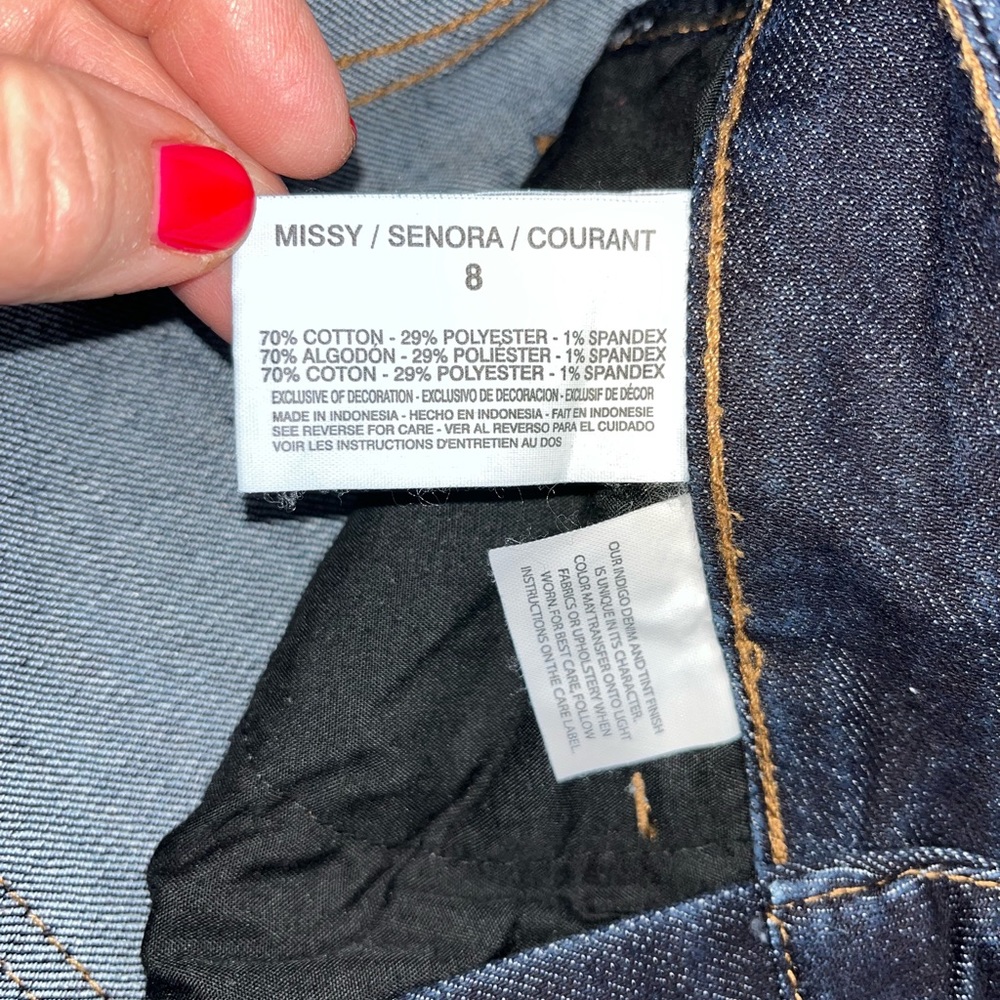 Vintage America Slim Bootcut Blue Jeans Size 29/33 | Bootcut 29 Waist 33 Long - Picture 10 of 14
